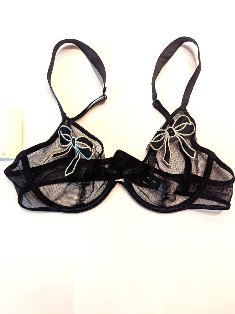 Andres Sarda Mesh Bow Bra